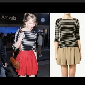 Taylor Swift Zara organic cotton striped top S